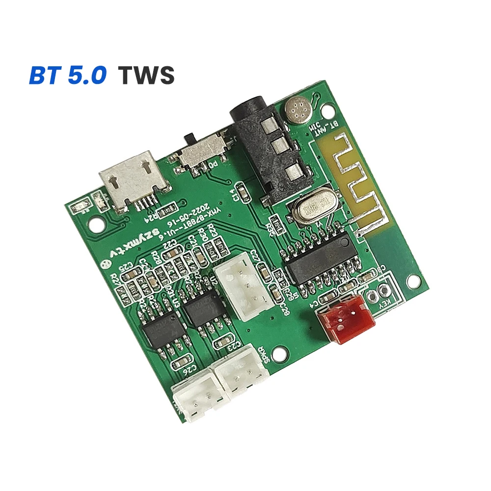 AIYIMA BT 5.0 Amplifier Board Bluetooth 5V Call Module 5W+5W TWS Amplifier Board 3.5AUX PCBA Board Card Home Audio Speaker Amp
AIYIMA BT 5.0 Amplifier Board Bluetooth 5V Call Module 5W+5W TWS Amplifier Board 3.5AUX PCBA Board Card Home Audio Speaker Amp