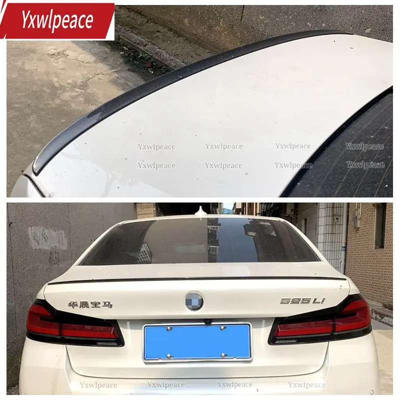 For BMW 5 Series G30 G38 Spoiler 2018 2019 2020 2021 2022 M5 Sport ABS Plastic Carbon Fiber Look Rear Trunk Wing Accessories 
For BMW 5 Series G30 G38 Spoiler 2018 2019 2020 2021 2022 M5 Sport ABS Plastic Carbon Fiber Look Rear Trunk Wing Accessories