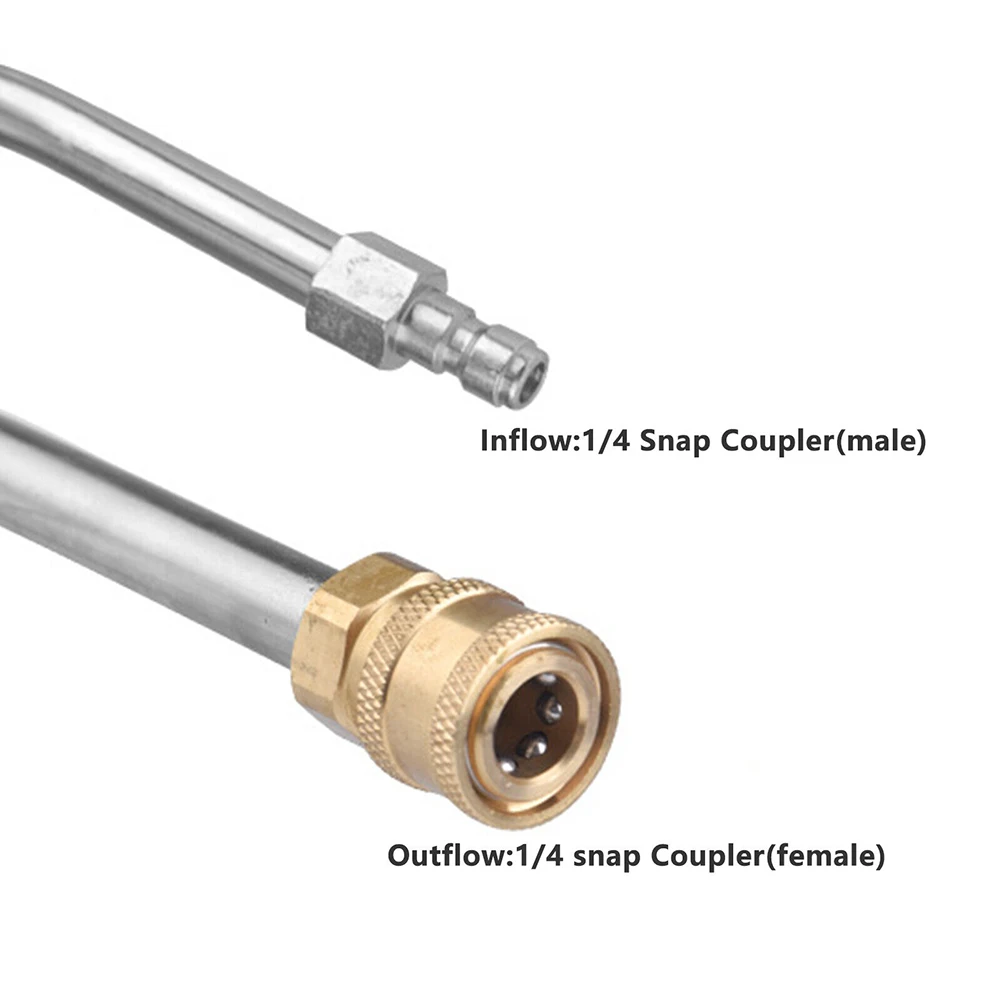 Rod Extension Wand Spray Gun Washers Wear Resistance 1/4in Quick Connect 16 Inch Lance 1pc 40cm Anti Corrosion
Rod Extension Wand Spray Gun Washers Wear Resistance 1/4in Quick Connect 16 Inch Lance 1pc 40cm Anti Corrosion