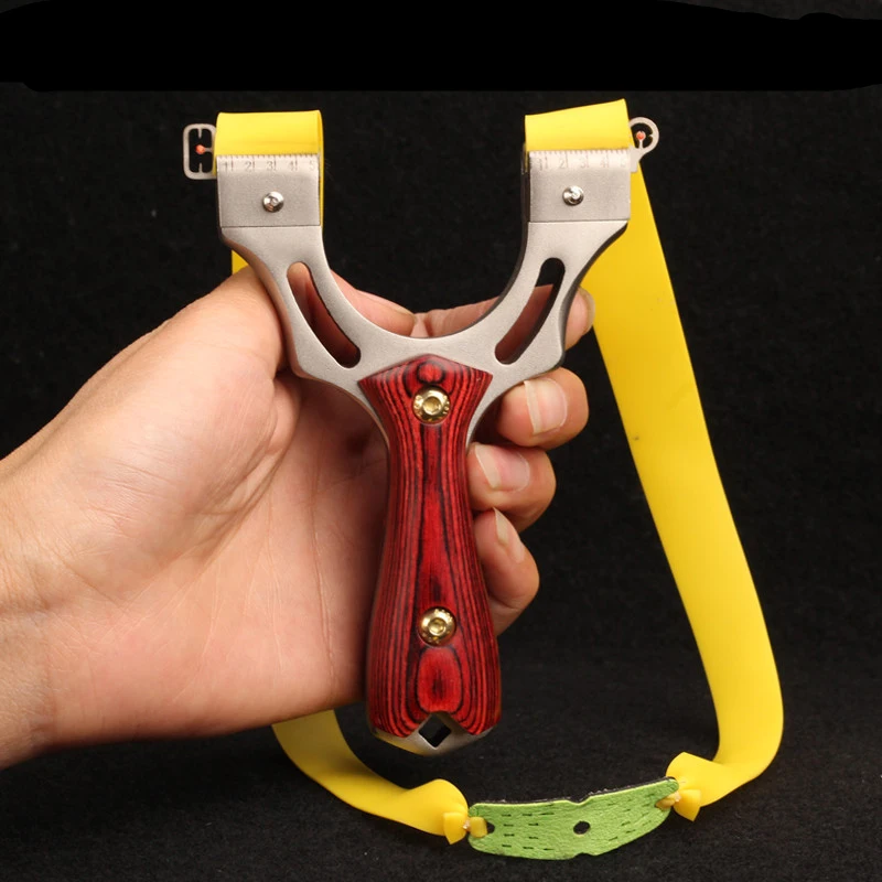 Slingshot Hunting 304 Stainless Steel Wood Patch Handle Outdoor High Precision Shooting Flat Rubber Band Slingshot
Slingshot Hunting 304 Stainless Steel Wood Patch Handle Outdoor High Precision Shooting Flat Rubber Band Slingshot
