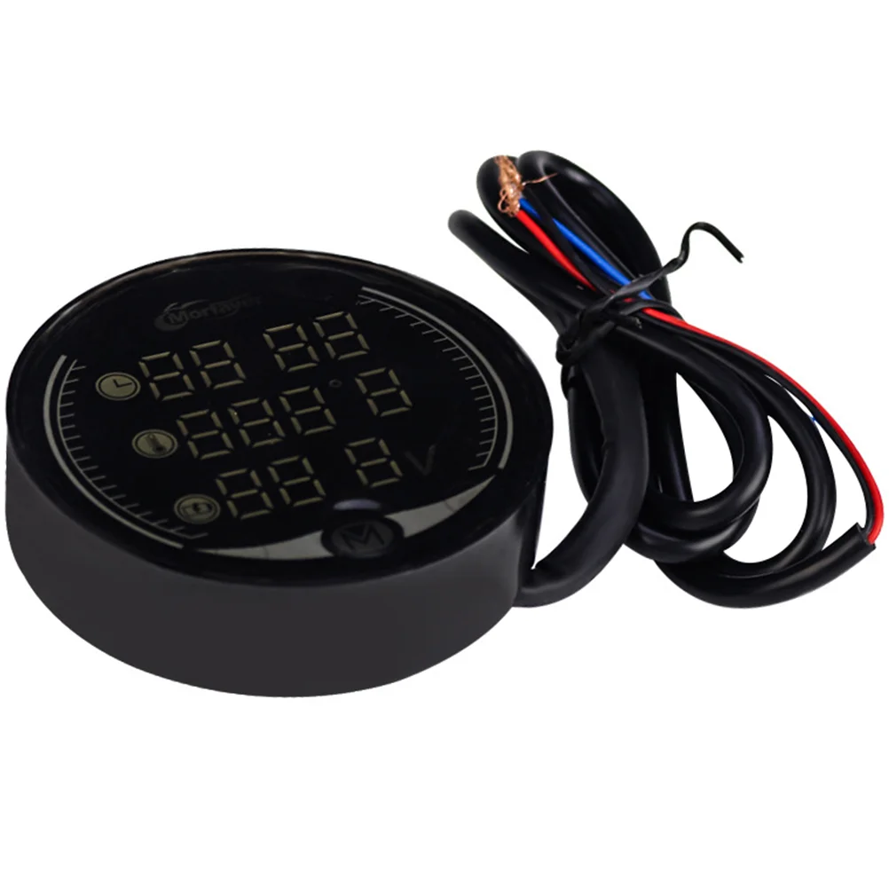 Motorcycle Voltmeter Temperature Meter Monitor Voltage Boat Mini Hour Waterproof Volt Gauge Tester Truck Lcd Digital
Motorcycle Voltmeter Temperature Meter Monitor Voltage Boat Mini Hour Waterproof Volt Gauge Tester Truck Lcd Digital