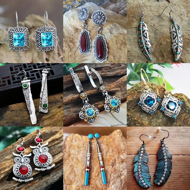 Delicate Water Drop Blue Stone Earrings Boho Tirbal Golden Metal Silver Color Triangle Turquoises Earrings Jewelry Trendy 2021
Delicate Water Drop Blue Stone Earrings Boho Tirbal Golden Metal Silver Color Triangle Turquoises Earrings Jewelry Trendy 2021