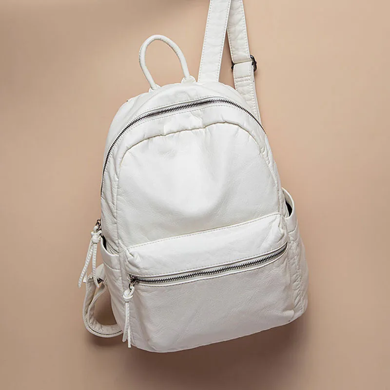 Annmouler Brand Design Women Backpacks 2022 Quality Causal Daypack Soft Leather School Bag for Girls White mochilas bolsa
Annmouler Brand Design Women Backpacks 2022 Quality Causal Daypack Soft Leather School Bag for Girls White mochilas bolsa