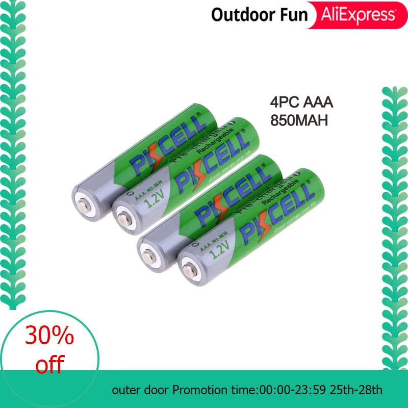 2/4/8/12/28/50Pcs PKCELL AAA Battery 3A 1.2V Ni-MH AAA Rechargeable Battery Batteries low self discharging aaa Batteries 850mAh
2/4/8/12/28/50Pcs PKCELL AAA Battery 3A 1.2V Ni-MH AAA Rechargeable Battery Batteries low self discharging aaa Batteries 850mAh