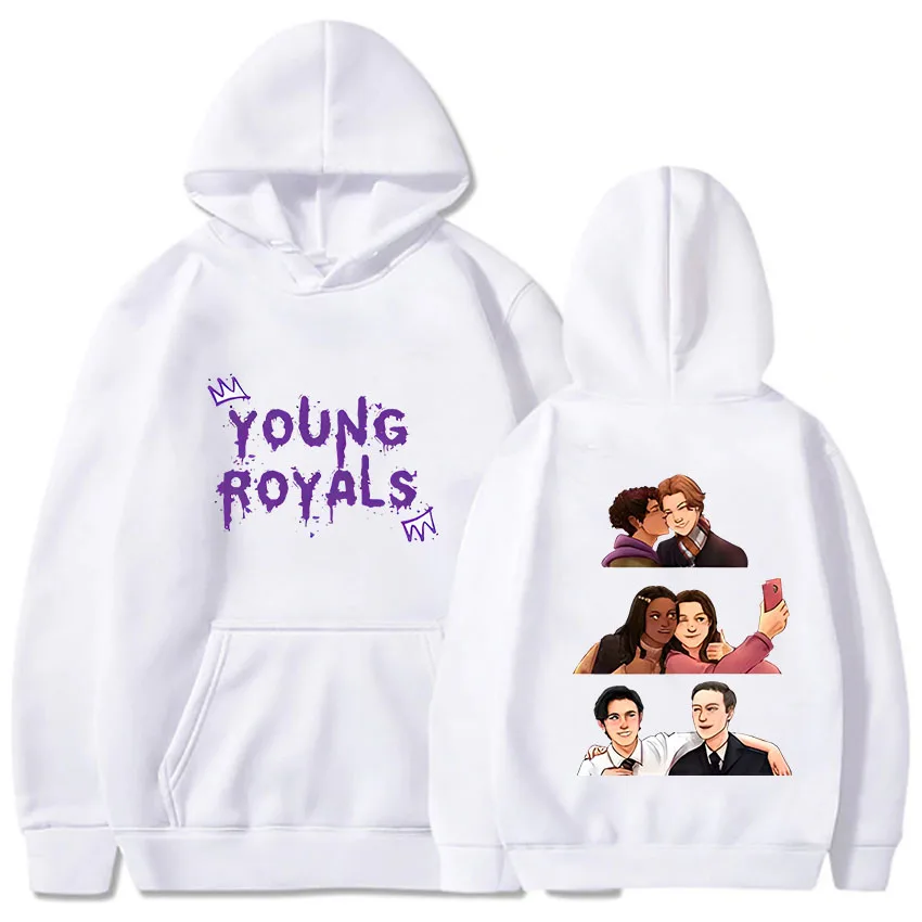 Толстовка с капюшоном для мужчин и женщин Young Royals повседневная одежда модные топы