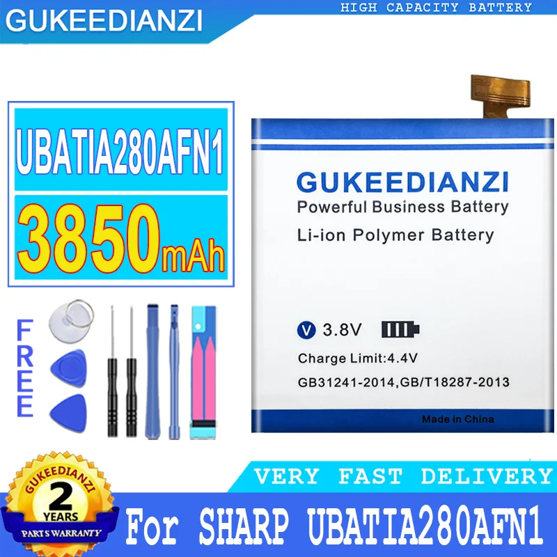Bateria 3850mAh High Capacity Battery For SHARP AQUOS UBATIA280AFN1 High Quality Battery
Bateria 3850mAh High Capacity Battery For SHARP AQUOS UBATIA280AFN1 High Quality Battery