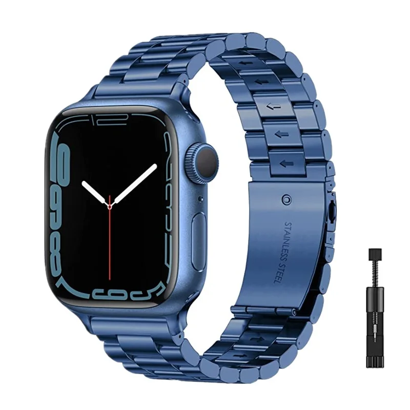Stainless Steel Bracelet For Apple Watch SE Strap Series7 6 5 4 45mm 41mm 44mm 40mm Business Band For iWatch 42mm 38mm Wristband
Stainless Steel Bracelet For Apple Watch SE Strap Series7 6 5 4 45mm 41mm 44mm 40mm Business Band For iWatch 42mm 38mm Wristband