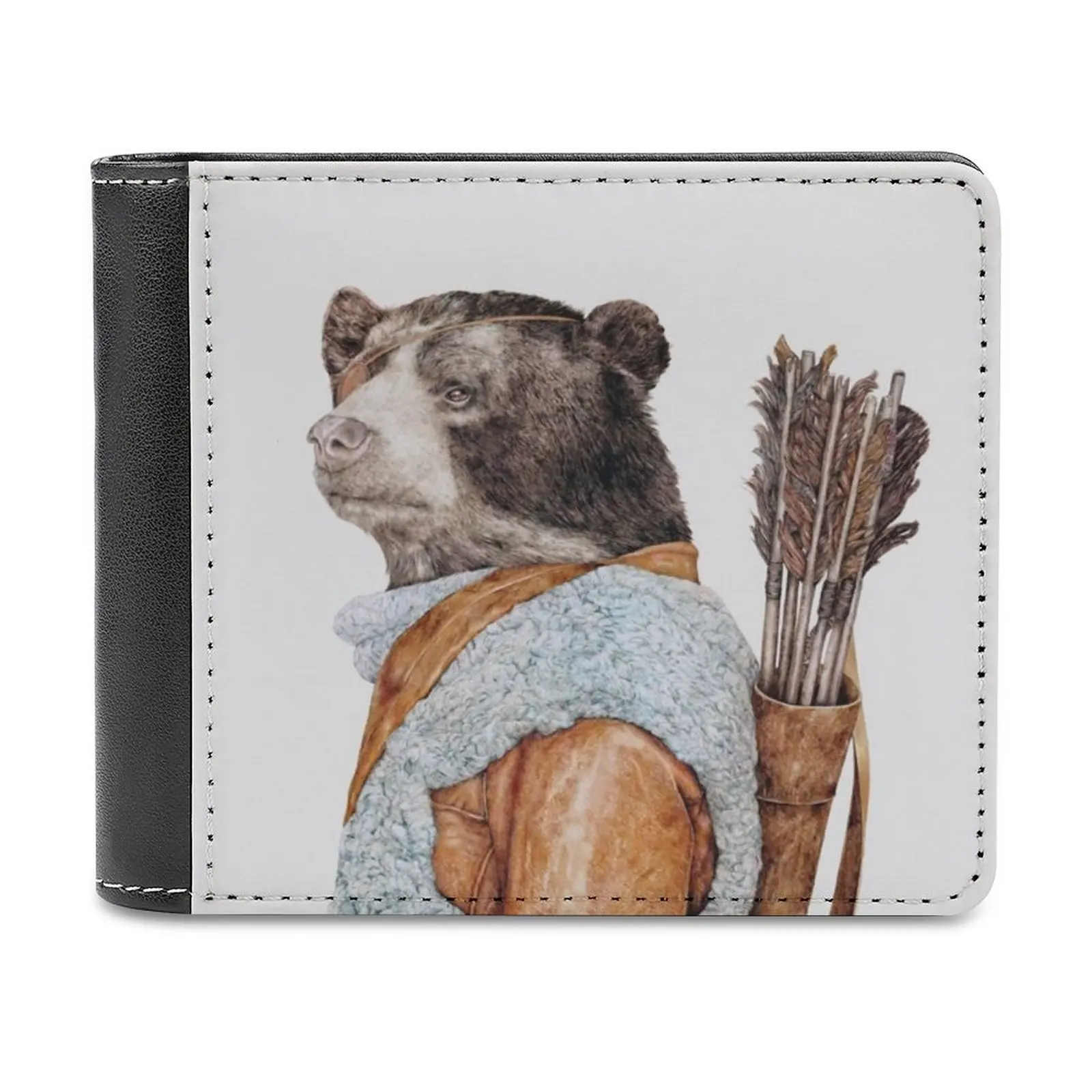 Hunter Bear Men's Wallet Leisure Travel Lightweight Portable Wallets Short Style Male Purse Bear Tribal Woodland Art Arrow Wall
Hunter Bear Men's Wallet Leisure Travel Lightweight Portable Wallets Short Style Male Purse Bear Tribal Woodland Art Arrow Wall