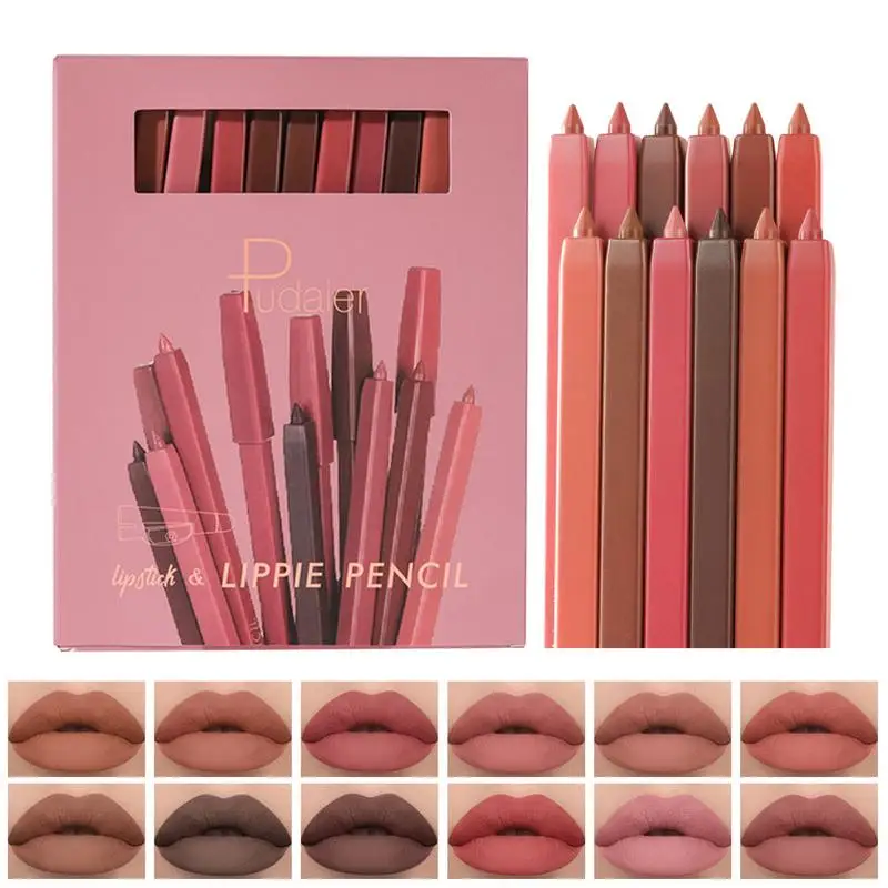 12 colors lip liner pencils set long lasting and waterproof lip liners non stick cup lip crayons moisturizing lip beauty makeup
12 colors lip liner pencils set long lasting and waterproof lip liners non stick cup lip crayons moisturizing lip beauty makeup