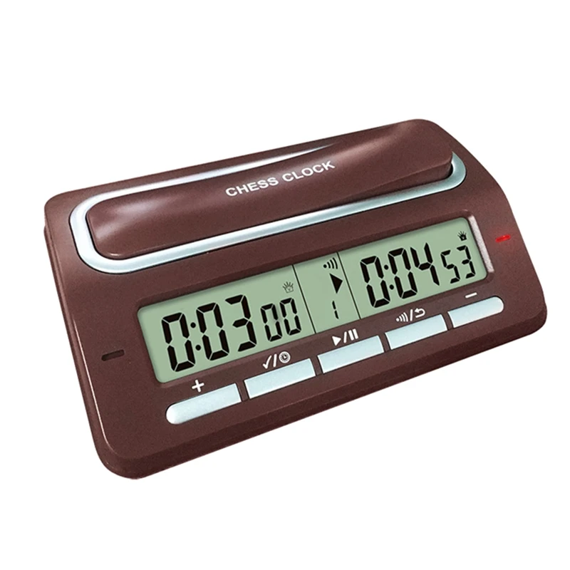 Professional Chess Clock Chess Digital Timer Multipurpose Count Up Down Stopwatch Competition Hour Meter
Professional Chess Clock Chess Digital Timer Multipurpose Count Up Down Stopwatch Competition Hour Meter