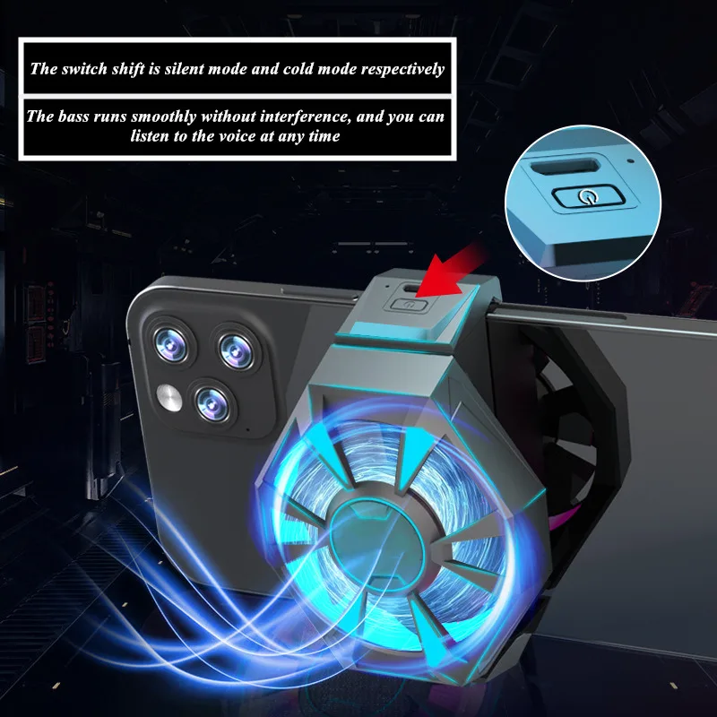 F21 Universal Mini Mobile Phone Cooling Fan Turbo Hurricane Game Cooler Cell Phone Cool Heat Sink for IPhone / Samsung Radiator
F21 Universal Mini Mobile Phone Cooling Fan Turbo Hurricane Game Cooler Cell Phone Cool Heat Sink for IPhone / Samsung Radiator