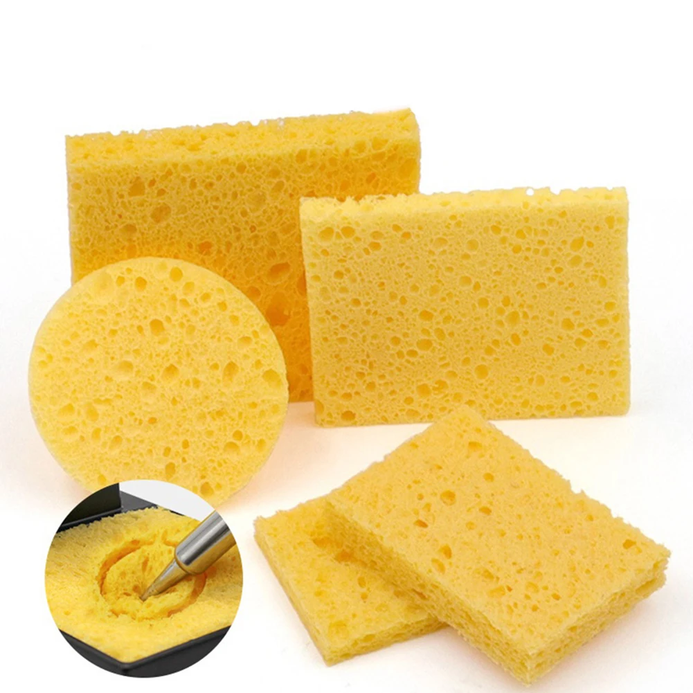10Pcs Soldering Cleaning Sponge High Temperature Resistant Tin Removal Pad Replacement Parts For Welding Supplies Tool Parts
10Pcs Soldering Cleaning Sponge High Temperature Resistant Tin Removal Pad Replacement Parts For Welding Supplies Tool Parts