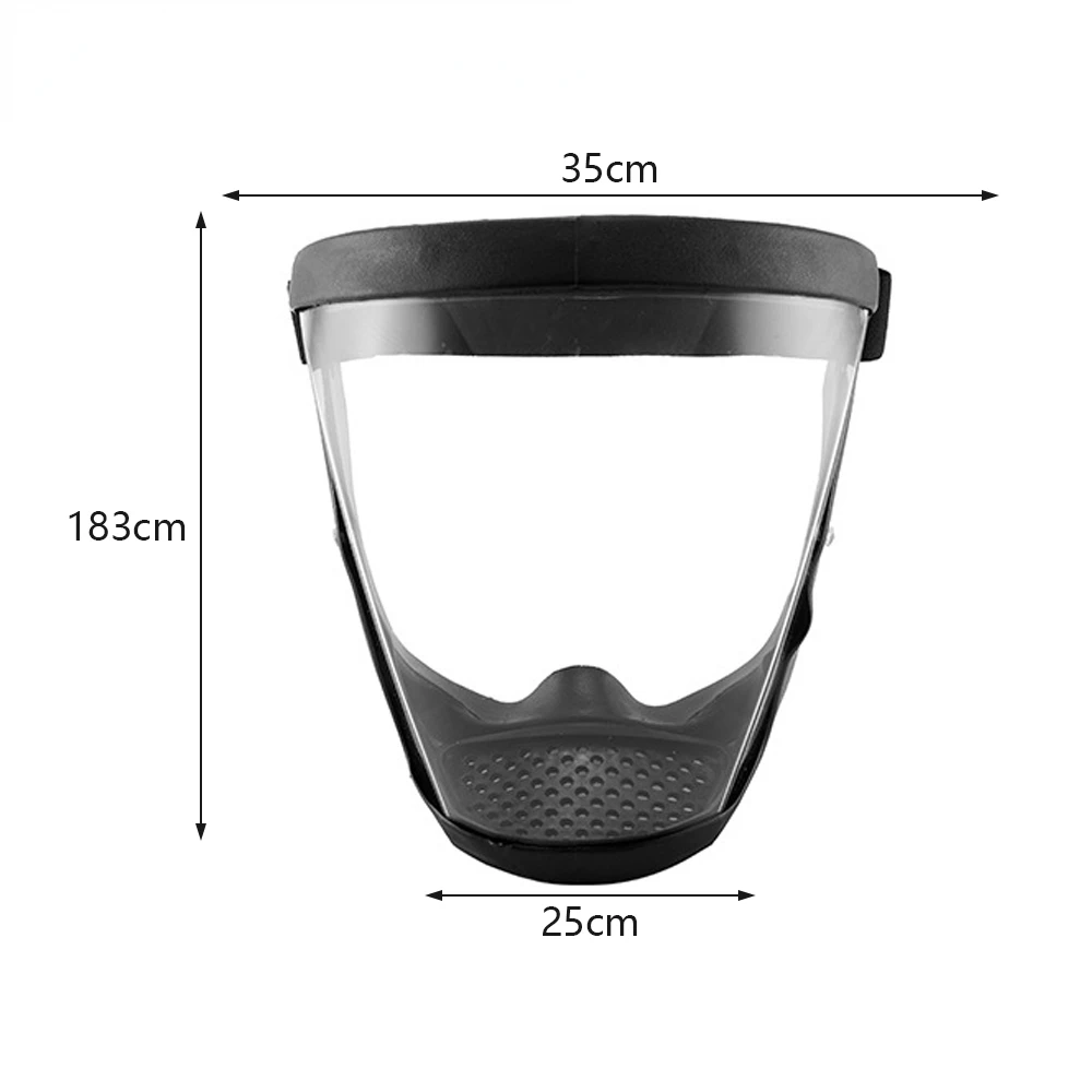 Full Face Shield Transparent Eye Mask Protective Cover WindProof Anti-fog Head Cover Screen Visors Eye Protection Face Mask
Full Face Shield Transparent Eye Mask Protective Cover WindProof Anti-fog Head Cover Screen Visors Eye Protection Face Mask