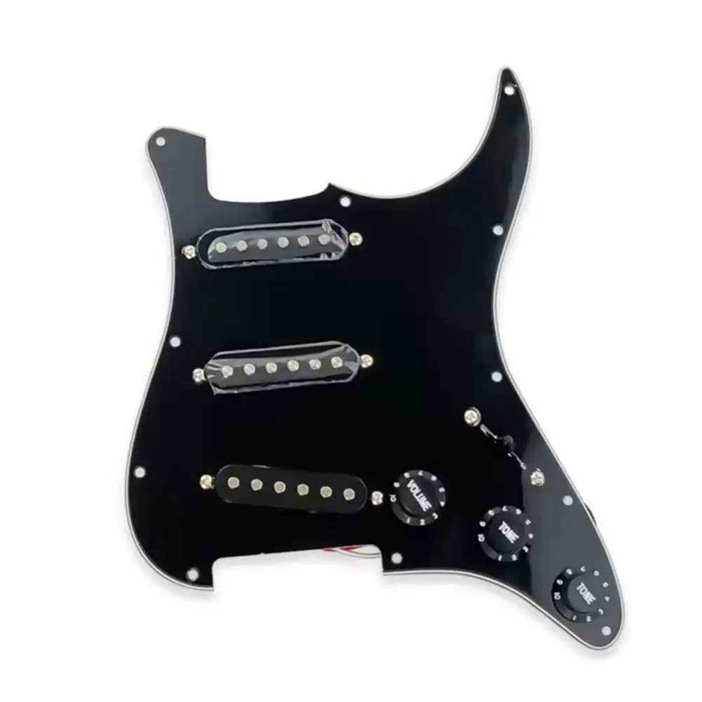 St для электрогитары сингл Набор пикапов Pickguard с ручкой потенциометры 5-ходовой переключатель звукосниматели аксессуары для гитары
St для электрогитары сингл Набор пикапов Pickguard с ручкой потенциометры 5-ходовой переключатель звукосниматели аксессуары для гитары