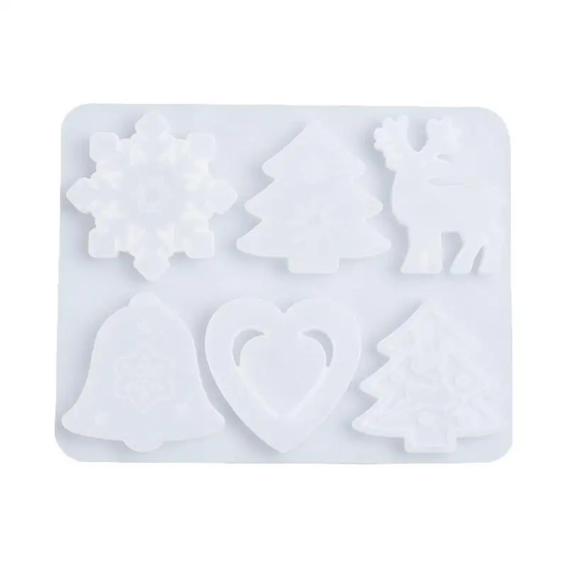 DIY Resin Crystal Epoxy Mold Christmas Tree Snowflake Elk Pendant Keychain Listing Jewelry Silicone Mold Set
DIY Resin Crystal Epoxy Mold Christmas Tree Snowflake Elk Pendant Keychain Listing Jewelry Silicone Mold Set