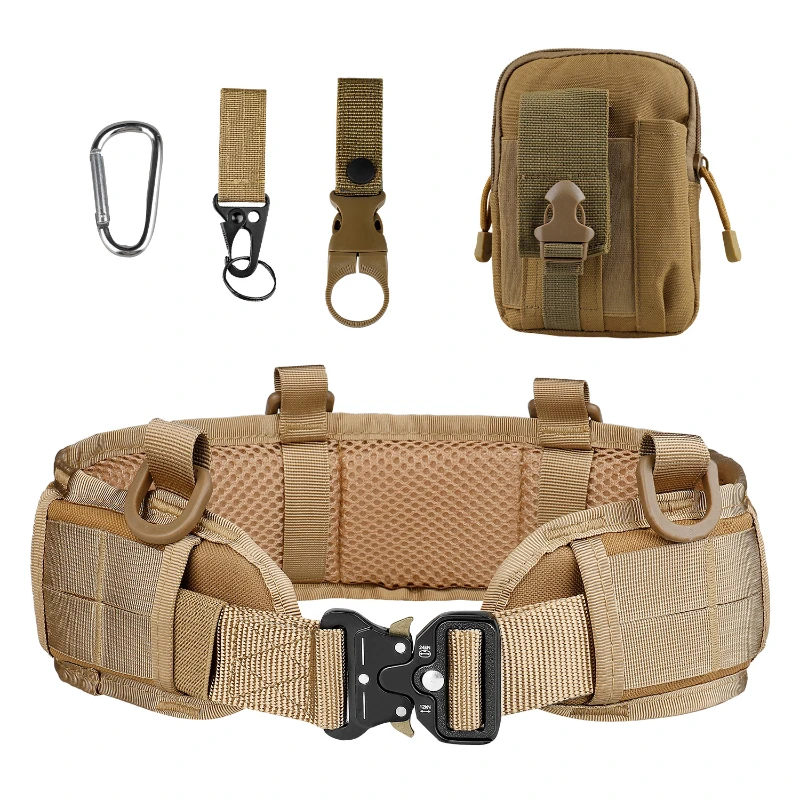Military Tactical Adjustable Belt Outdoor Work Men Molle Battle Belt Army Combat CS Airsoft Hunting Paintball Padded Waist Belts
Military Tactical Adjustable Belt Outdoor Work Men Molle Battle Belt Army Combat CS Airsoft Hunting Paintball Padded Waist Belts