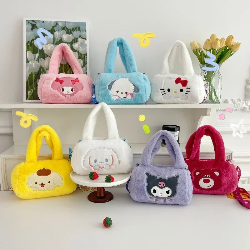 Новинка, модная сумка на плечо Sanrio Cinnamoroll, почтовая сумка, плюшевые игрушки, мультяшная модель, Портативная сумка для хранения большой емкости 
Новинка, модная сумка на плечо Sanrio Cinnamoroll, почтовая сумка, плюшевые игрушки, мультяшная модель, Портативная сумка для хранения большой емкости