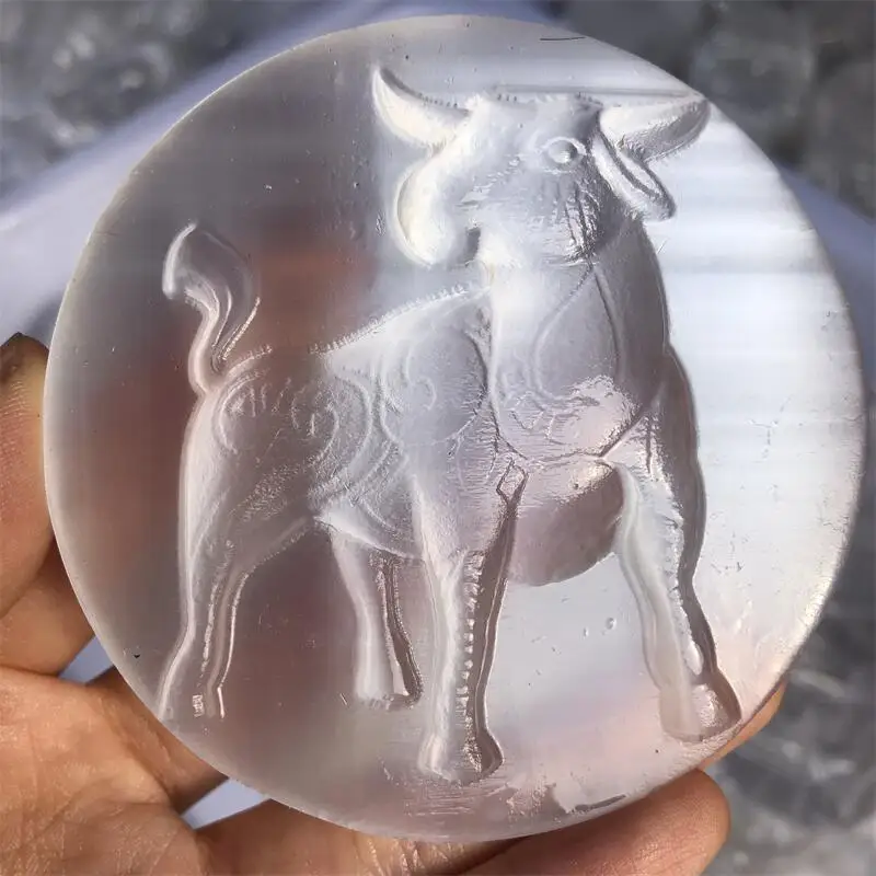 Natural Polished Selenite Taurus Crystal Carving Reiki Healing Craft As Room Ornaments Gift Or Home Decoration 1pcs
Natural Polished Selenite Taurus Crystal Carving Reiki Healing Craft As Room Ornaments Gift Or Home Decoration 1pcs