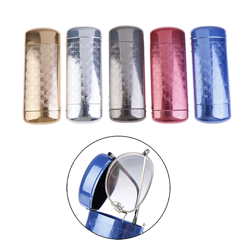 Fashion Portable Glasses Case Hard Cover Eyeware Spectacle Box Aluminum Push Button Lattice Patterns Reading Eyewear Accessories
Fashion Portable Glasses Case Hard Cover Eyeware Spectacle Box Aluminum Push Button Lattice Patterns Reading Eyewear Accessories