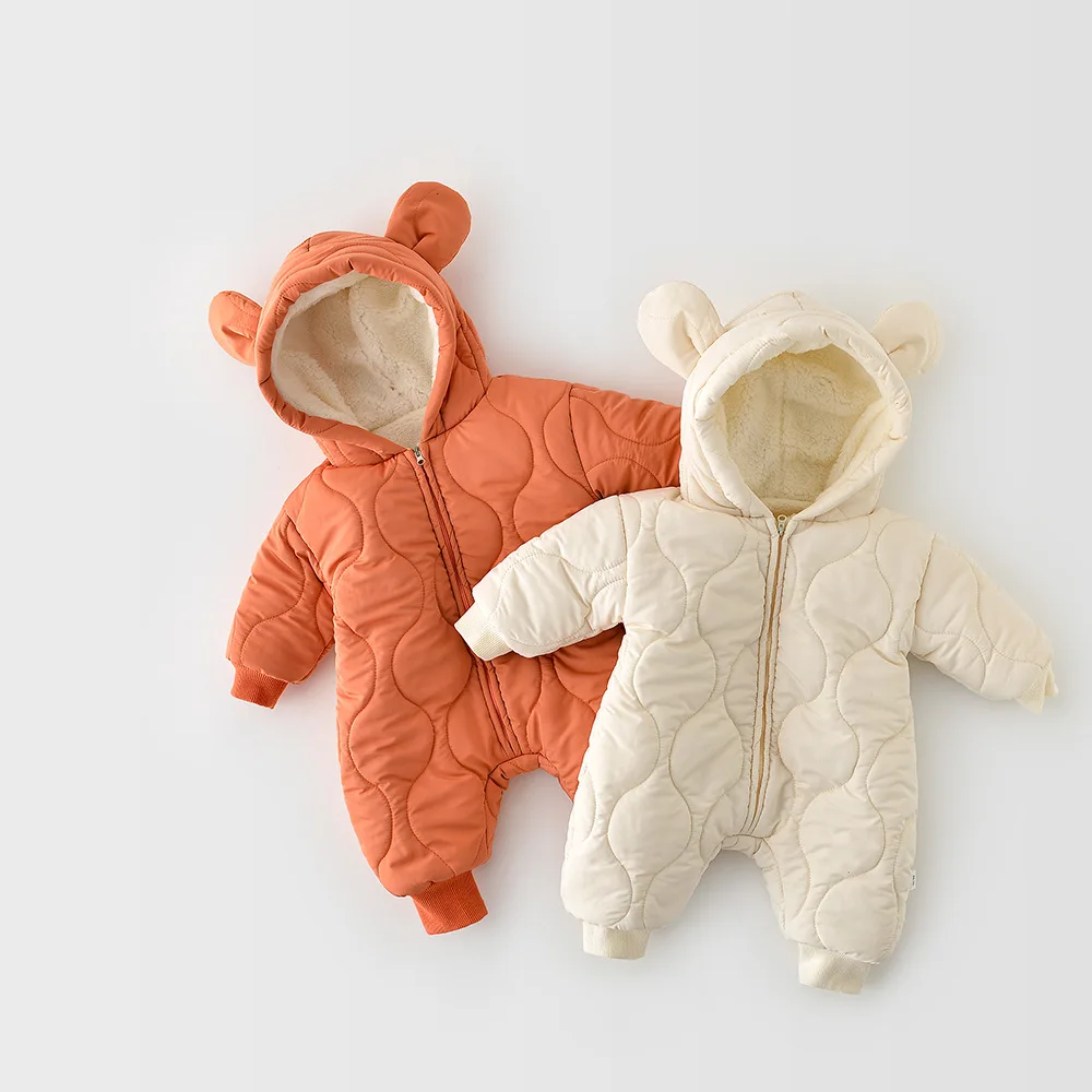 Newborn Thick Cotton Romper Autumn Winter Baby Boy Warm Jumpsuit Toddler Girl Hooded Sets Infant Outdoor Onesies
Newborn Thick Cotton Romper Autumn Winter Baby Boy Warm Jumpsuit Toddler Girl Hooded Sets Infant Outdoor Onesies