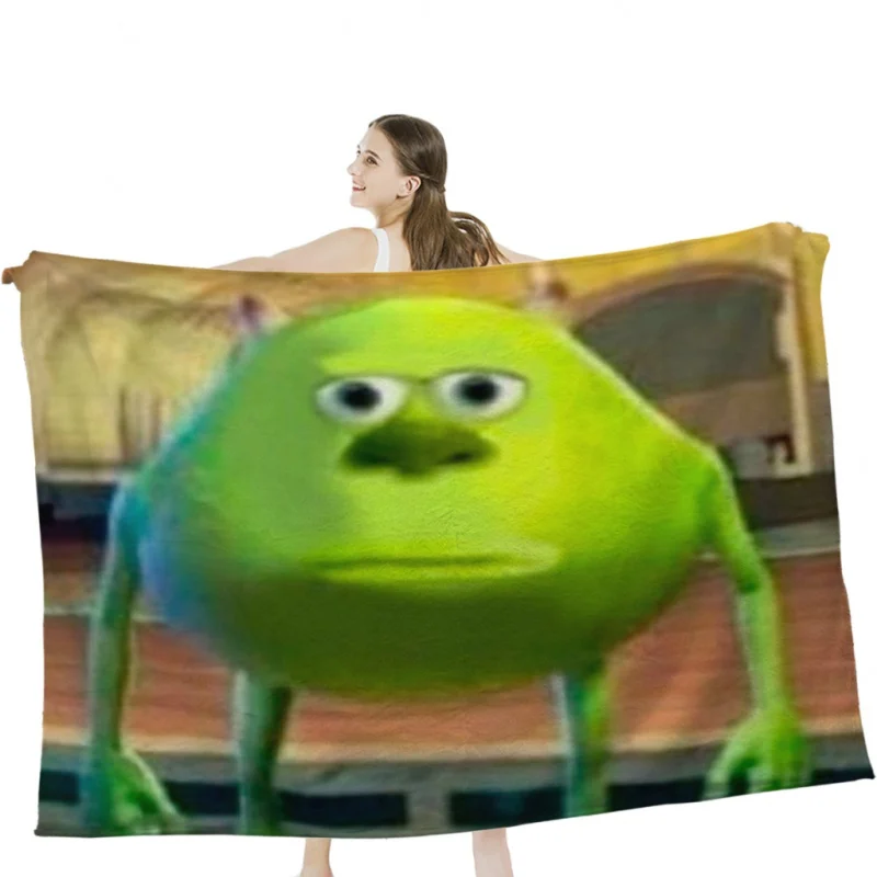 Mike Wazowski Meme Throw Blankets Airplane Travel Decoration Soft Warm Bedspread
Mike Wazowski Meme Throw Blankets Airplane Travel Decoration Soft Warm Bedspread
