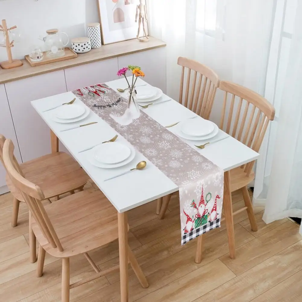 Holiday Table Runner Festive Snowflake Gnome Print Table Runner Durable Exquisite Christmas Decor for Home Festival Snowflake
Holiday Table Runner Festive Snowflake Gnome Print Table Runner Durable Exquisite Christmas Decor for Home Festival Snowflake