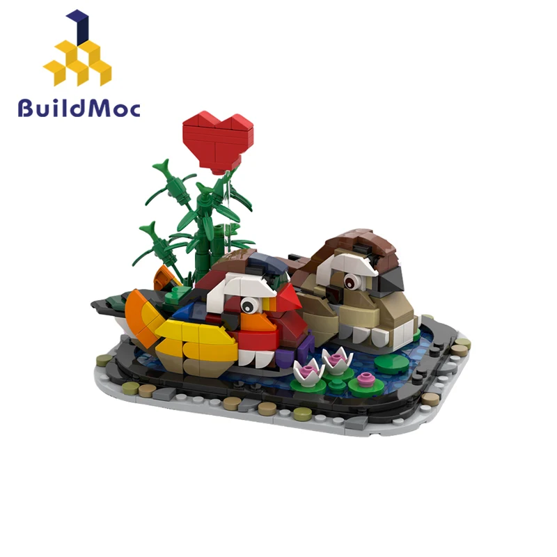 BuildMoc 520 Eternal Love Mandarin Duck Building Blocks Kit Wedding Day Bird Assemble Toys Lovers Gift For Girls Valentine's Day
BuildMoc 520 Eternal Love Mandarin Duck Building Blocks Kit Wedding Day Bird Assemble Toys Lovers Gift For Girls Valentine's Day