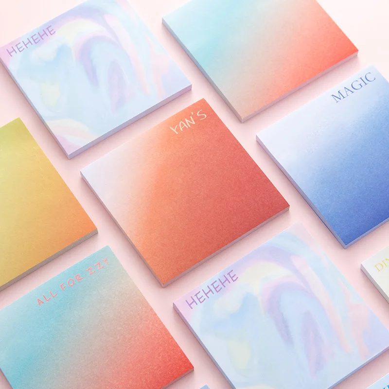 Korean Color Gradient Ins Creative Sticky Notes Book Can Tear Students Memo Pads Message This N Times Office Planner Stationery
Korean Color Gradient Ins Creative Sticky Notes Book Can Tear Students Memo Pads Message This N Times Office Planner Stationery