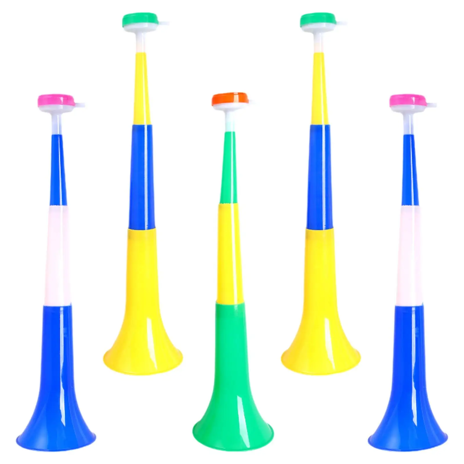 5Pcs Football Loud Noise Makers Cheering Fans Loud Speaker Soccer Trumpets for Festival Performances Sporting Birthday Carnival
5Pcs Football Loud Noise Makers Cheering Fans Loud Speaker Soccer Trumpets for Festival Performances Sporting Birthday Carnival