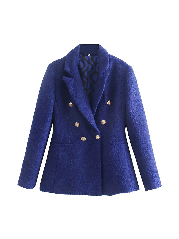 BM&MD&ZA 2032502 Women 2022 New Fashion Textures Slim fit Blazer Coat Vintage Long Sleeve Pockets Female Outerwear Chic 2032/502 
BM&MD&ZA 2032502 Women 2022 New Fashion Textures Slim fit Blazer Coat Vintage Long Sleeve Pockets Female Outerwear Chic 2032/502