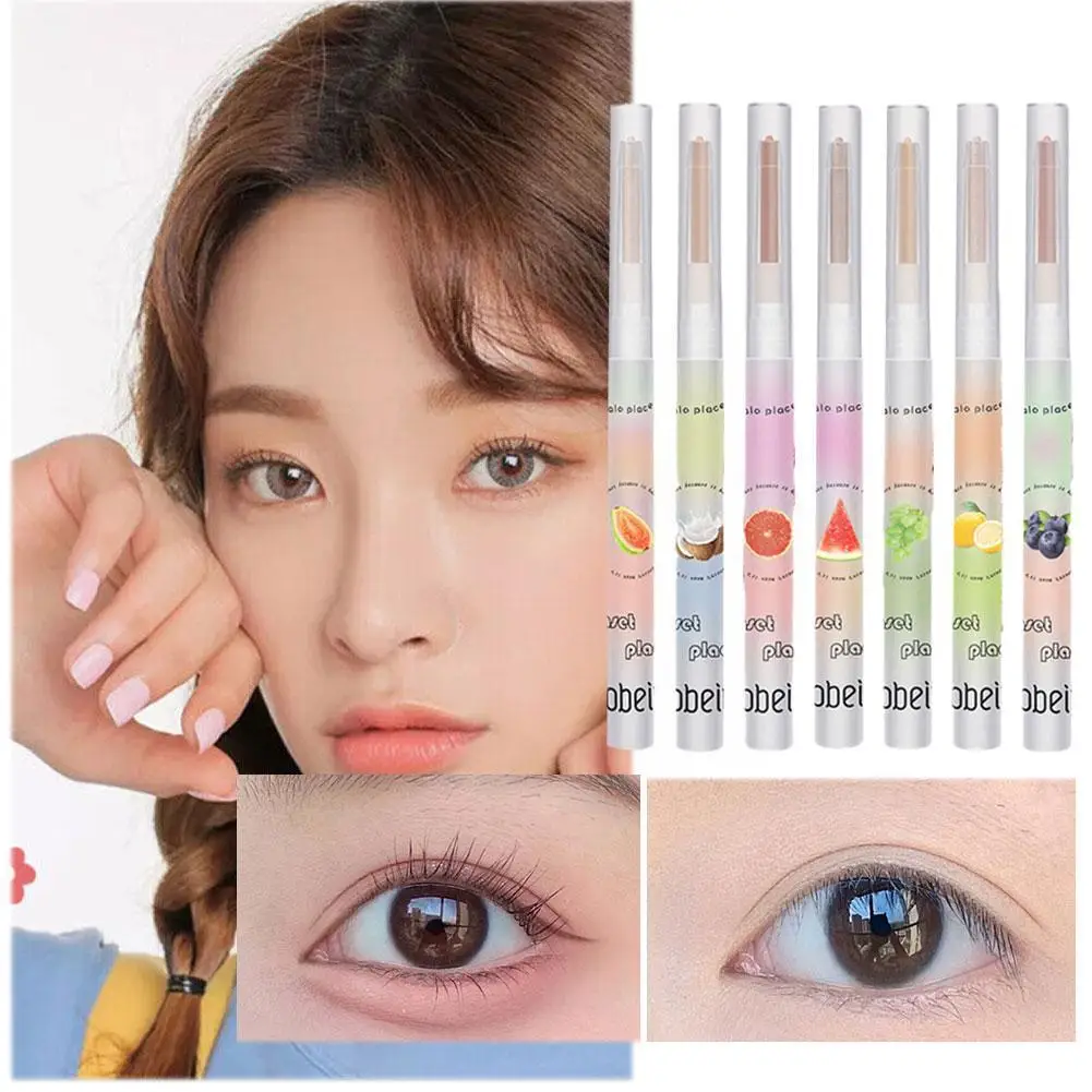

7 Colors Diamond Eyes Pencil Shiny Glitter Eyeshadow And Tool Eyeliner Brightening Makeup Cosmetics Highlighting Pen E4P8