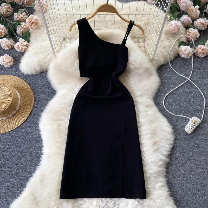 2022 New Summer French High Waist Off Shoulder Suspender Dress A-line Dress dresses for women
2022 New Summer French High Waist Off Shoulder Suspender Dress A-line Dress dresses for women