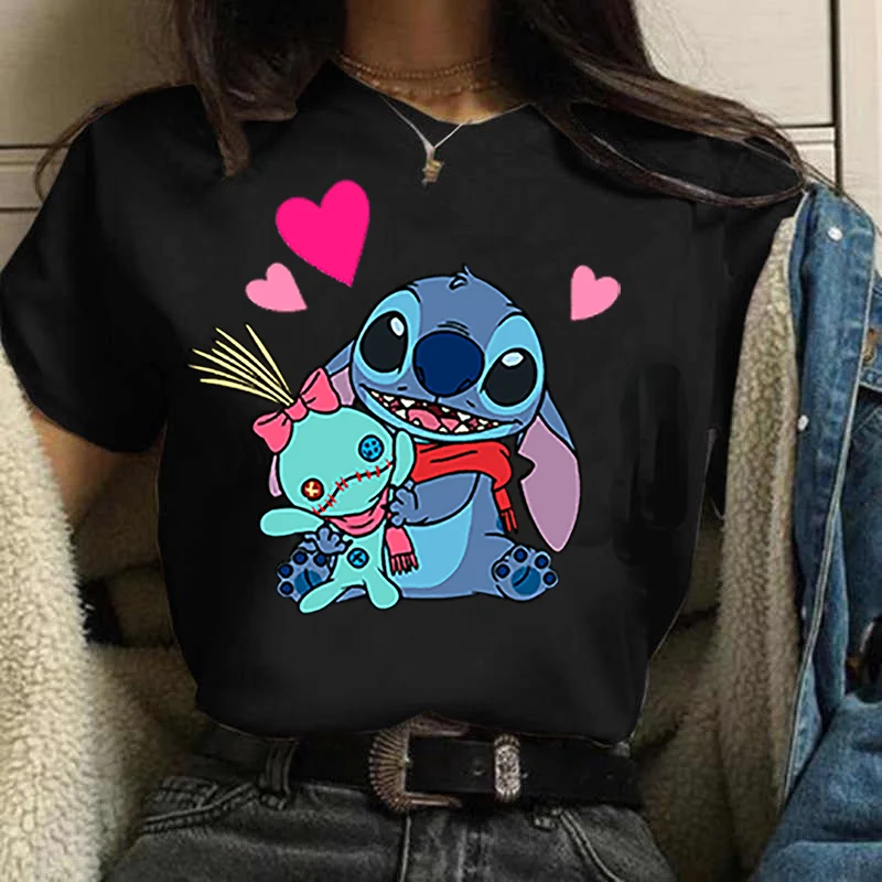 Женская летняя футболка с принтом «Лило Стич»
Женская летняя футболка с принтом «Лило Стич»