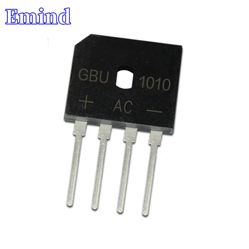 20/50/100/200/500Pcs GBU1010 Bridge Rectifier GBU10M Bridge Stack 10A/1000V GBU Footprint Flat Bridge Cutable Feet
20/50/100/200/500Pcs GBU1010 Bridge Rectifier GBU10M Bridge Stack 10A/1000V GBU Footprint Flat Bridge Cutable Feet