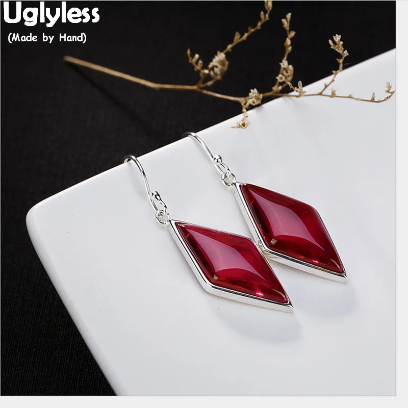Uglyless Real 925 Sterling Silver Fine Jewelry Handmade Rhombus Gemstones Earrings for Women Bijoux Chalcedony Square Earrings
Uglyless Real 925 Sterling Silver Fine Jewelry Handmade Rhombus Gemstones Earrings for Women Bijoux Chalcedony Square Earrings