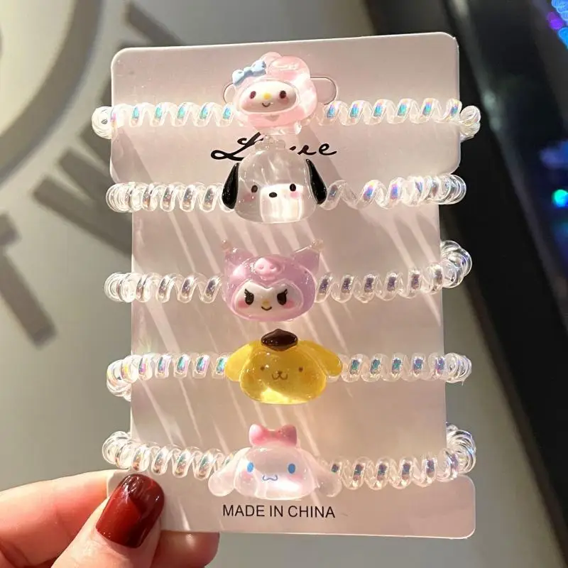 Sanrio Kuromi Phone Line Hairband My Melody Cinnamoroll Anime Kawaii Rubber Band Head Rope Pochacco Hair Accessories Hand Strap
Sanrio Kuromi Phone Line Hairband My Melody Cinnamoroll Anime Kawaii Rubber Band Head Rope Pochacco Hair Accessories Hand Strap