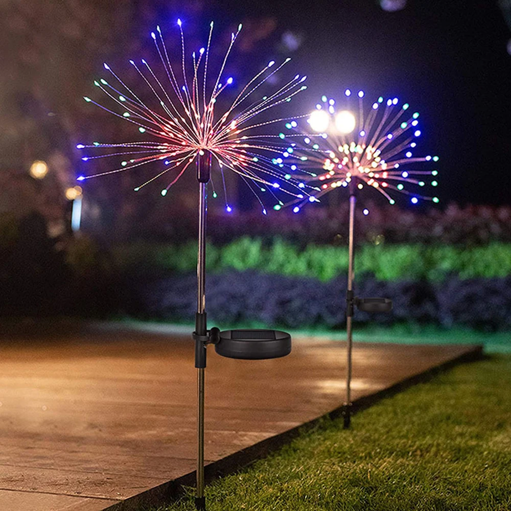 Solar light Outdoor 90/120/150LED Waterproof Fireworks Holiday Lights Multiple Modes Garden Christmas Decoration atmosphere lamp
Solar light Outdoor 90/120/150LED Waterproof Fireworks Holiday Lights Multiple Modes Garden Christmas Decoration atmosphere lamp