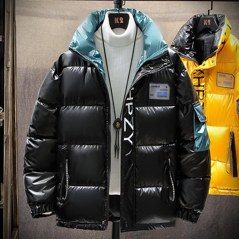 Men 2023 New Bright Leather Winter Jacket Casual Parka Outwear Waterproof Thicken Warm Stand Collar Outwear Coat
Men 2023 New Bright Leather Winter Jacket Casual Parka Outwear Waterproof Thicken Warm Stand Collar Outwear Coat