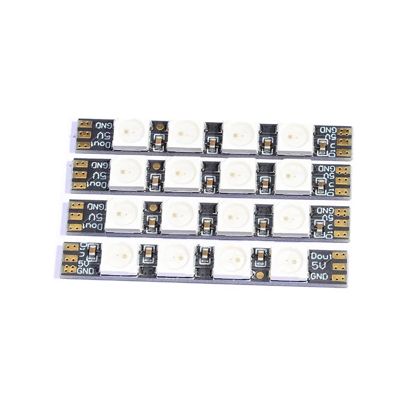 1SET/4PCS PandaRC LED0539 LED light WS2812 5V RGB Programmable Highlight Light strip with cable for RC FPV drones F3/F4 FC ACCS
1SET/4PCS PandaRC LED0539 LED light WS2812 5V RGB Programmable Highlight Light strip with cable for RC FPV drones F3/F4 FC ACCS