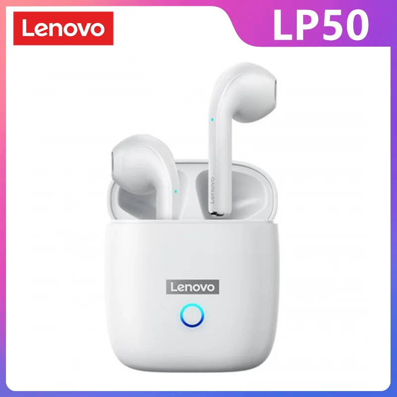 Lenovo LP50 TWS Bluetooth Earphone Wireless Earbuds Sports Gaming Headset for IOS Android with Microphone 3D Stereo Headphone
Lenovo LP50 TWS Bluetooth Earphone Wireless Earbuds Sports Gaming Headset for IOS Android with Microphone 3D Stereo Headphone