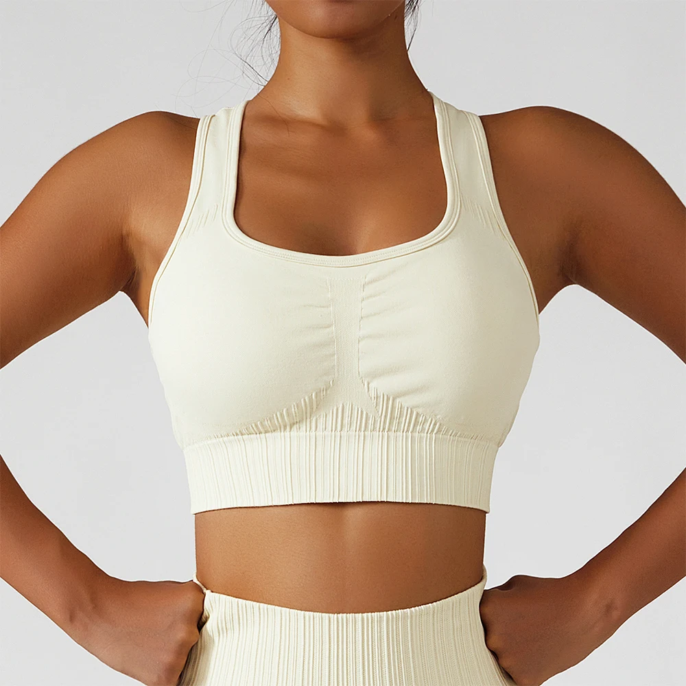 Seamless Sports Bra Woman Fitness Yoga Running Vest Push Up Crop Top Padded Underwear Female Cropped Shockproof Tank Tops
Seamless Sports Bra Woman Fitness Yoga Running Vest Push Up Crop Top Padded Underwear Female Cropped Shockproof Tank Tops