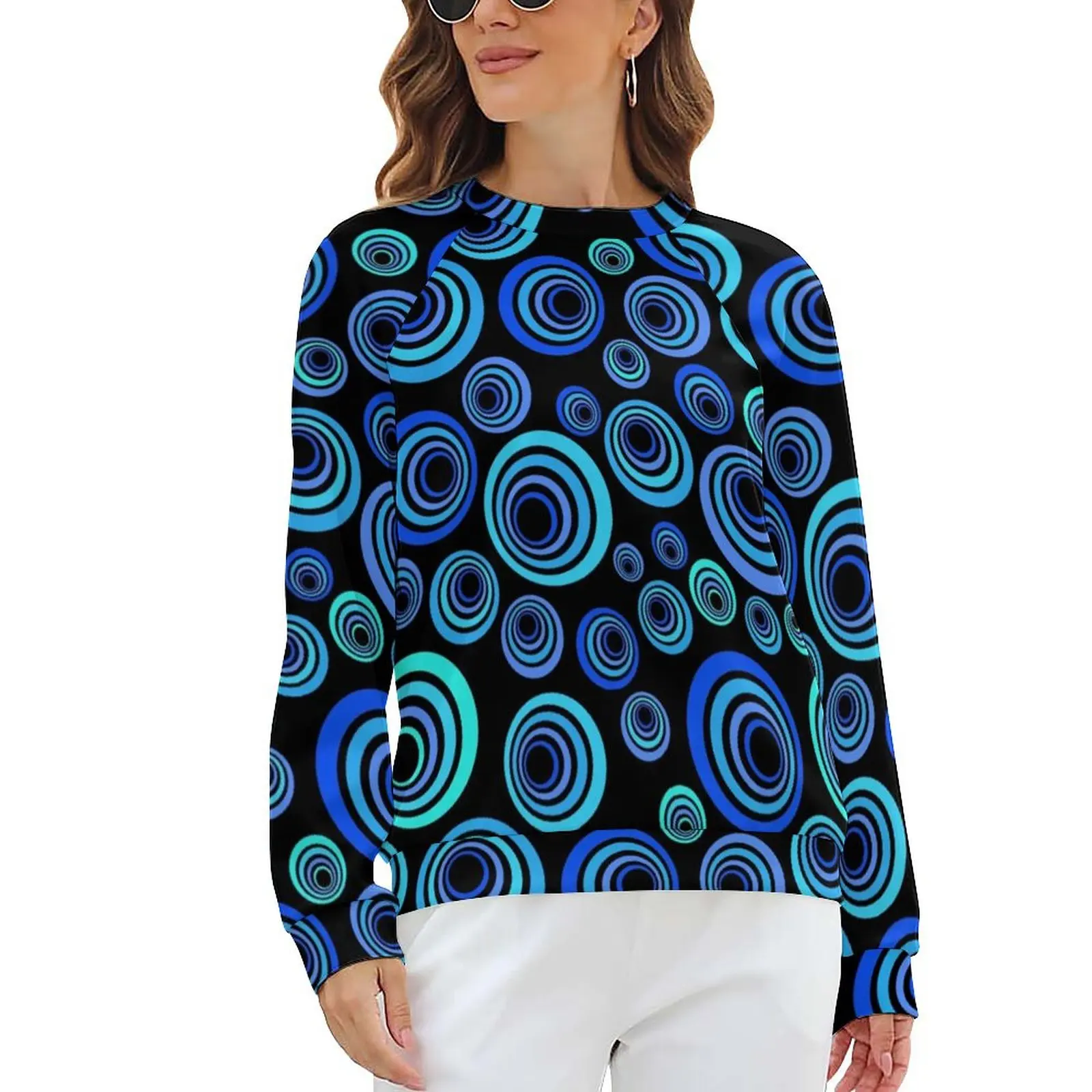 Pretty Blue Circles Hoodies Woman Long-Sleeve Retro Pop Art Aesthetic Casual Hoodie Winter Fashion Oversized Design Sweatshirts
Pretty Blue Circles Hoodies Woman Long-Sleeve Retro Pop Art Aesthetic Casual Hoodie Winter Fashion Oversized Design Sweatshirts