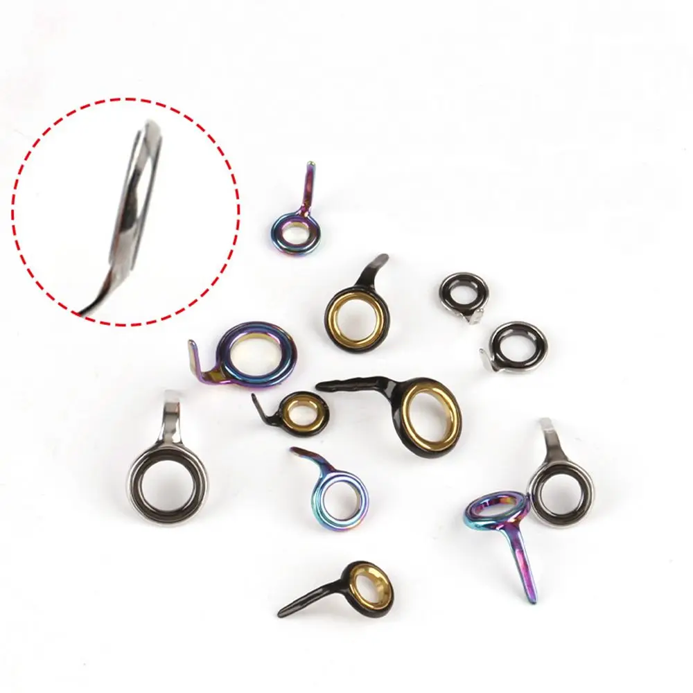 5pcs High Quaility Oval 2.5#-10# Stainless Steel Fishing Rod Guide Single Leg Eye Ceramic Ring Tip Repair Kit
5pcs High Quaility Oval 2.5#-10# Stainless Steel Fishing Rod Guide Single Leg Eye Ceramic Ring Tip Repair Kit