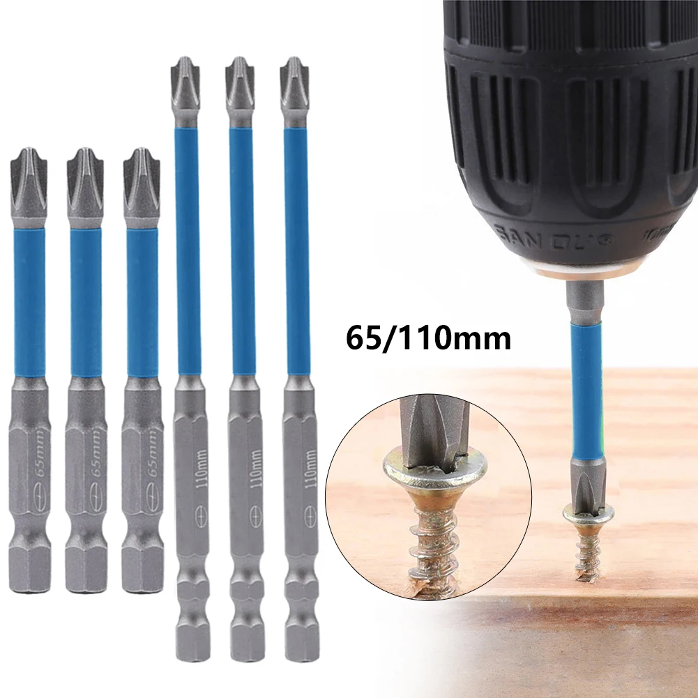 6Pcs 65/110mm Magnetic Screwdriver Bit Cross Non-slip Drill Bits Batch Head FPH2 For Socket Switch Electrician Power Tool
6Pcs 65/110mm Magnetic Screwdriver Bit Cross Non-slip Drill Bits Batch Head FPH2 For Socket Switch Electrician Power Tool