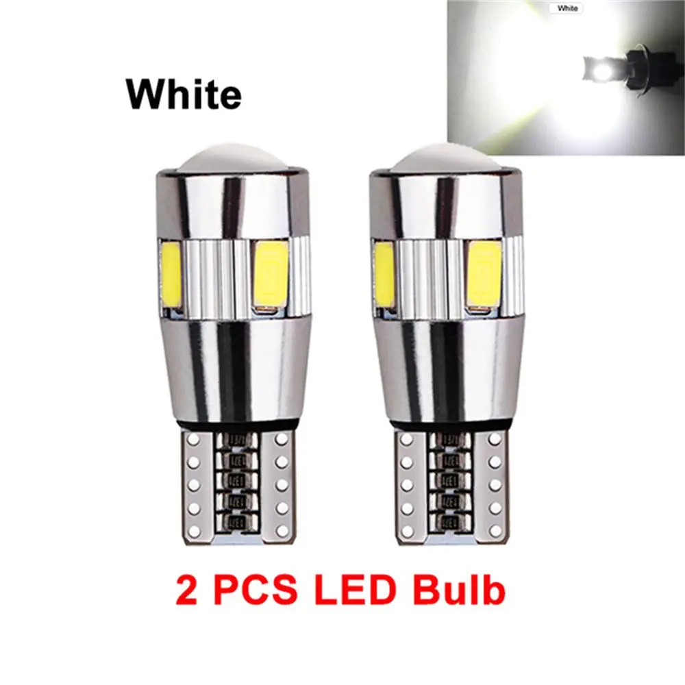 2PCS 5630 6SMD Wedge Signal Bulbs Auto Claerance 12V 6000K T10 Car 5W5 LED Bulb Signal Light Parking Lamp 
2PCS 5630 6SMD Wedge Signal Bulbs Auto Claerance 12V 6000K T10 Car 5W5 LED Bulb Signal Light Parking Lamp