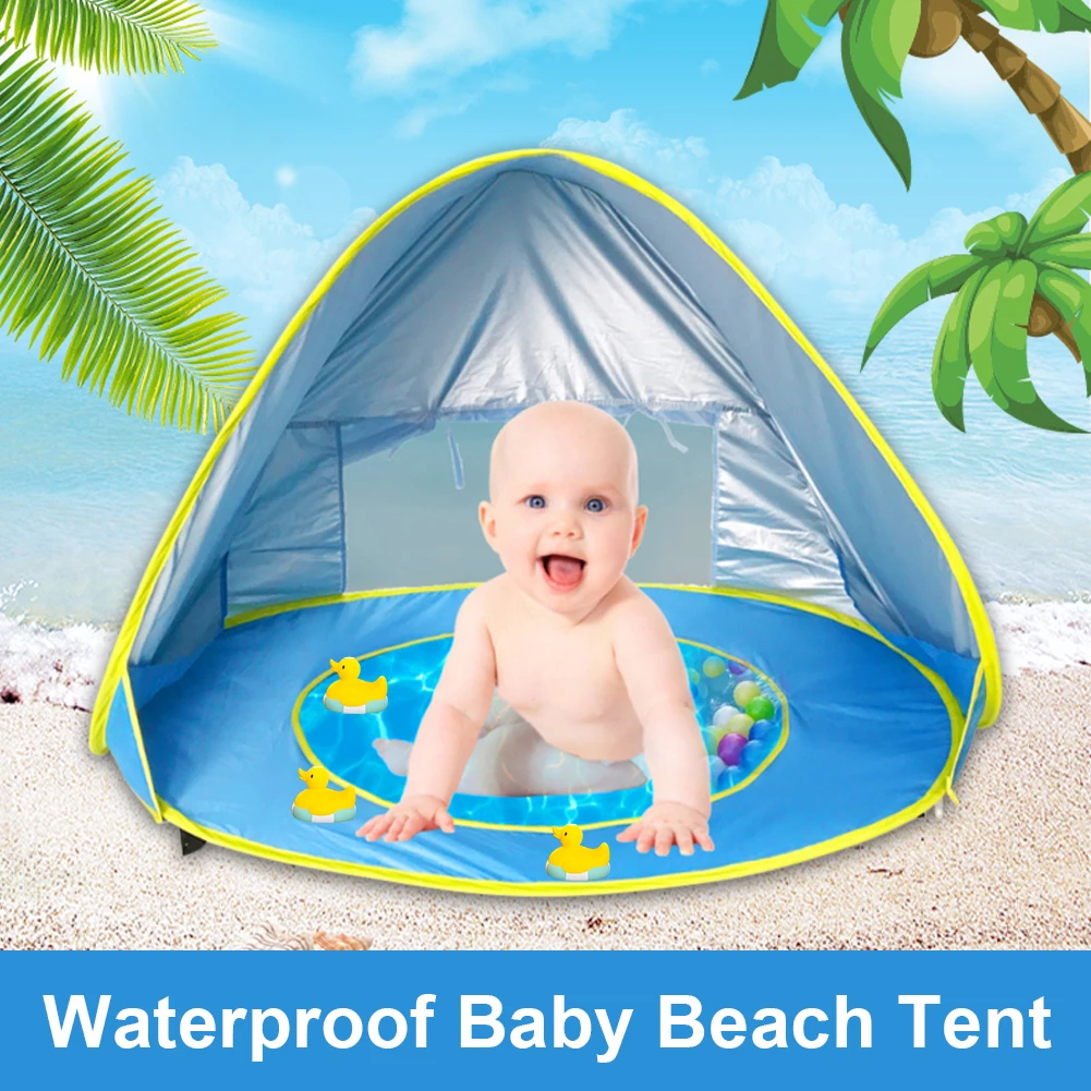 Baby Kid Outdoor Camping Sunshade Beach Beach Tent Children Waterproof Pop Up sun Awning Tent UV-protecting Sunshelter with Pool
Baby Kid Outdoor Camping Sunshade Beach Beach Tent Children Waterproof Pop Up sun Awning Tent UV-protecting Sunshelter with Pool