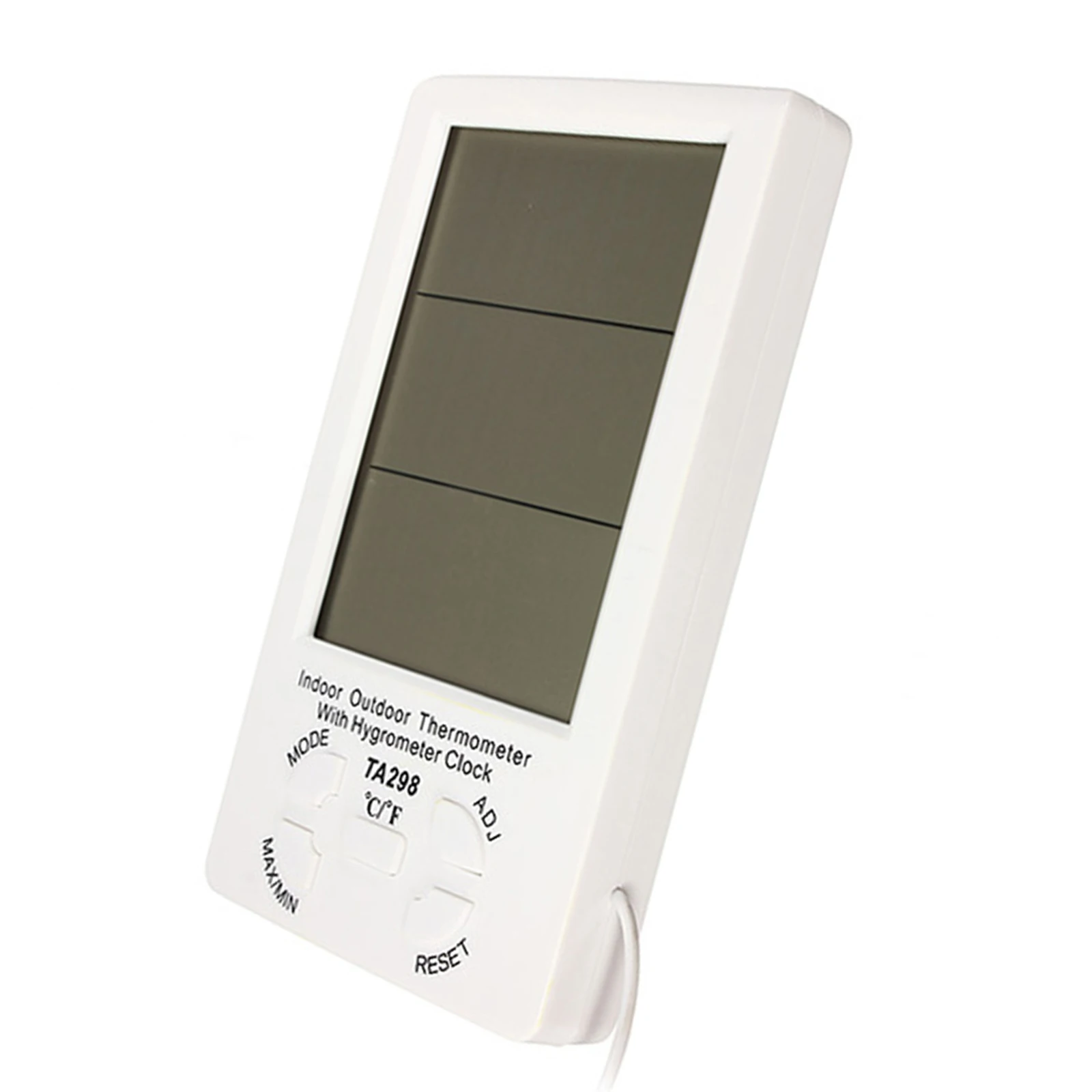 Термометр с гигрометром и часами, цифровой измеритель температуры и влажности, работает от батарейки
Термометр с гигрометром и часами, цифровой измеритель температуры и влажности, работает от батарейки