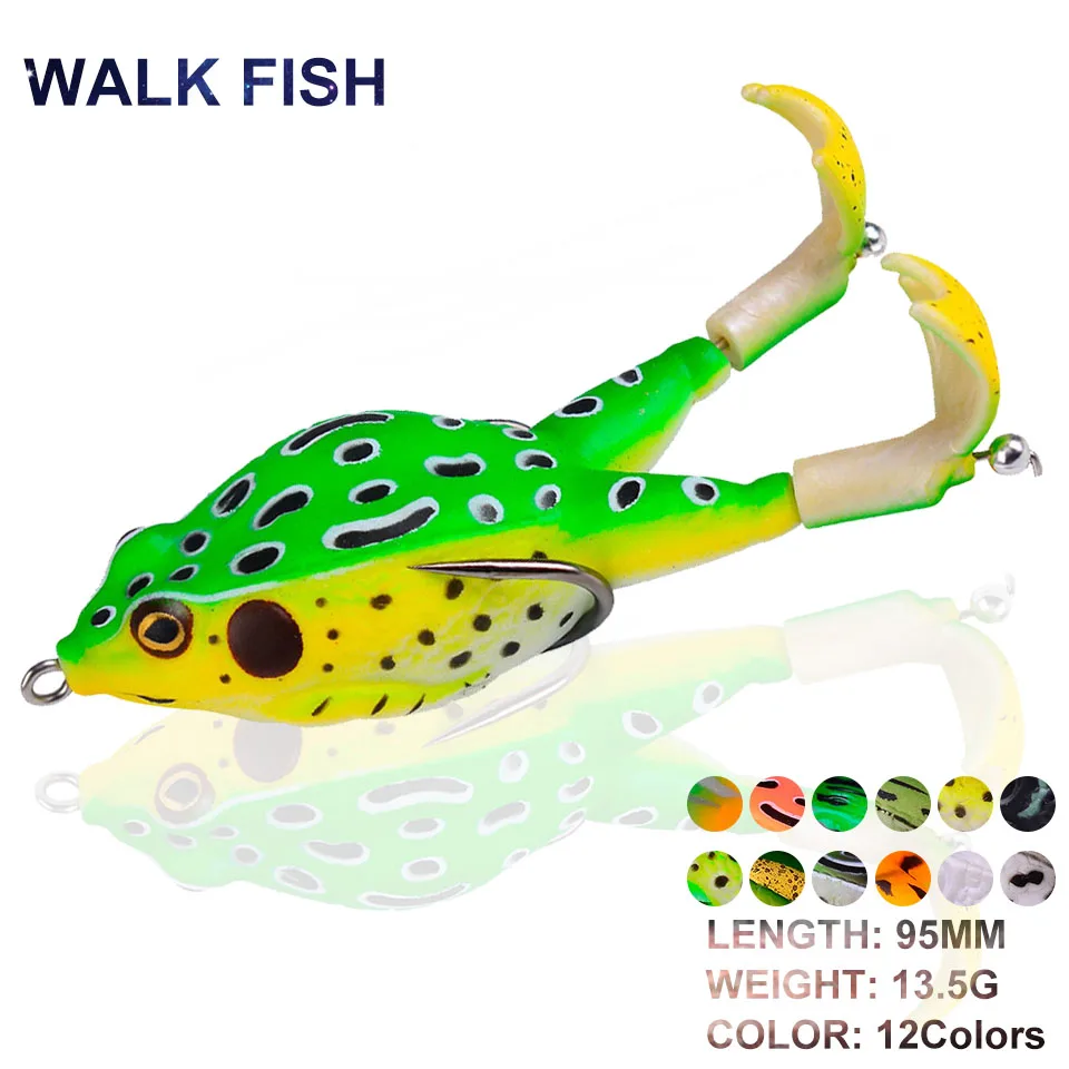 WALK FISH 1 шт., 9,5 см/13,5 г, приманка лягушка, искусственная кожа, двойной пропеллер, воблер, приманка «Гром», свимбейт, Рыболовный инструмент
WALK FISH 1 шт., 9,5 см/13,5 г, приманка лягушка, искусственная кожа, двойной пропеллер, воблер, приманка «Гром», свимбейт, Рыболовный инструмент