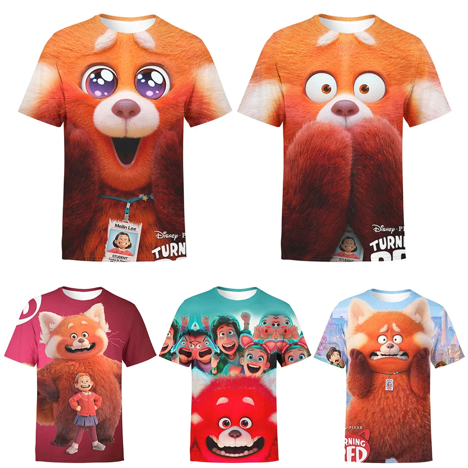 2022 New Turning Red Children's T Shirt Kawaii Pixar Disney Mei Fox Casual Clothes Harajuku Cartoons Tee Funny Kids T-shirts Top
2022 New Turning Red Children's T Shirt Kawaii Pixar Disney Mei Fox Casual Clothes Harajuku Cartoons Tee Funny Kids T-shirts Top