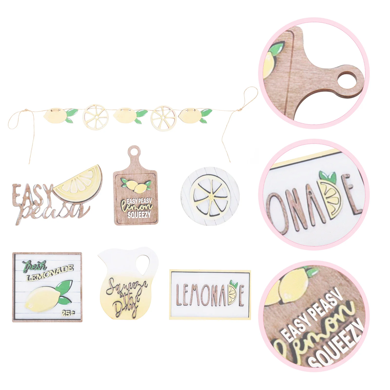 Lemon Tray Summer Table Sign Decor Rustic Tiered Banner Garland Farmhouse Wooden Supplies Party Topper Lemonade Wood Bead
Lemon Tray Summer Table Sign Decor Rustic Tiered Banner Garland Farmhouse Wooden Supplies Party Topper Lemonade Wood Bead